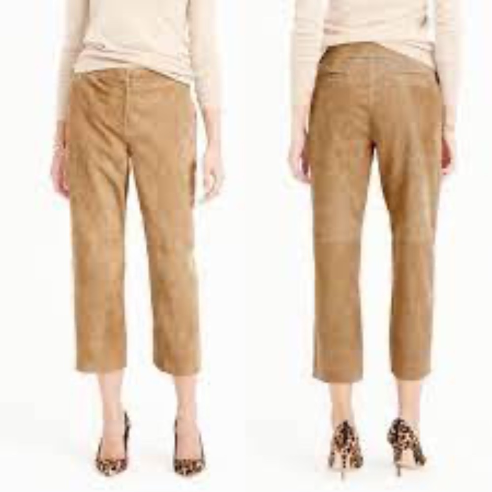 J.Crew Collection Suede Patio Pants 6